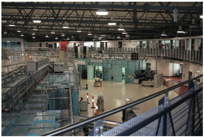 An interior view of the Australian Synchrotron facility. Photo provided courtesy of the Department of Business and Innovation.