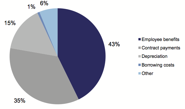 Figure 4C Council expenditure composition, 2011–12