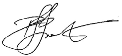 Signature of Dr Peter Frost (Acting Auditor-General)