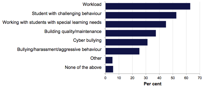 Figure A1 Risks of concern to surveyed staff in the next two to five years