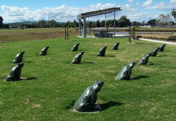 Photograph of Amphibitheatre public artworks