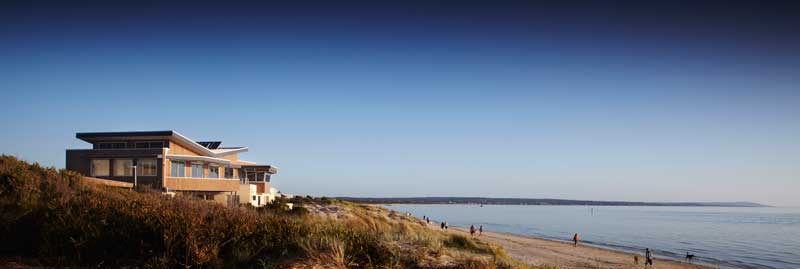 Photograph of Carrum foreshore and Surf Life Saving Club