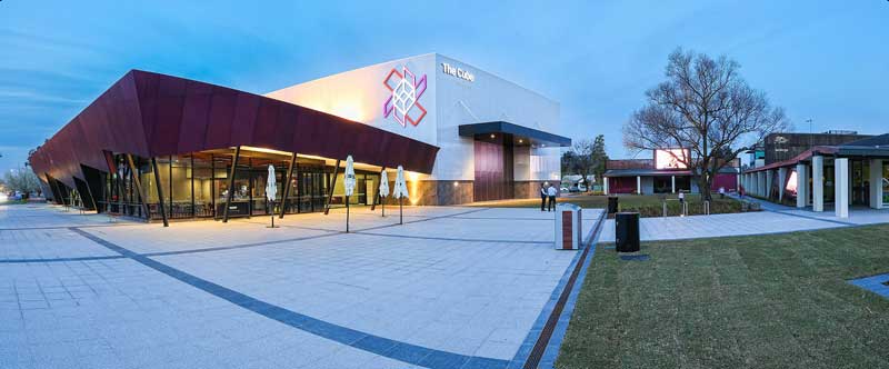 Photograph of The Cube, Wodonga