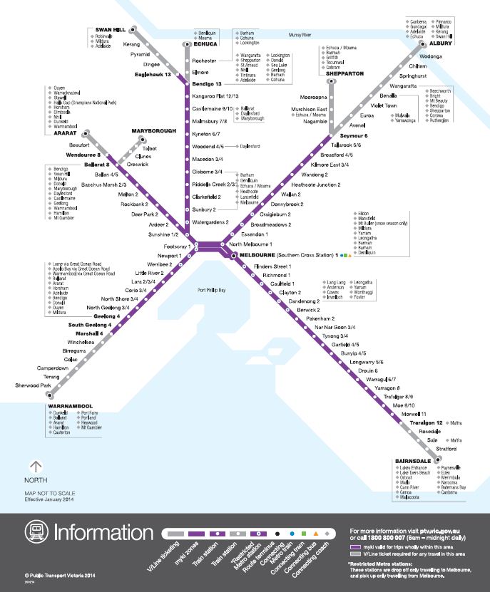 Figure A1 shows rural and regional public transport services