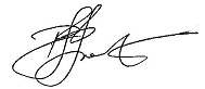 Signature of Dr Peter Frost (Acting Auditor-General)