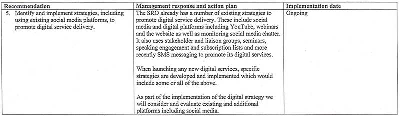 Response provided by the Acting Commissioner of State Revenue, State Revenue Office, page 4.