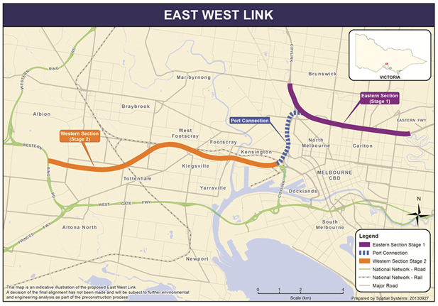 Figure 1A shows the planned EWL.