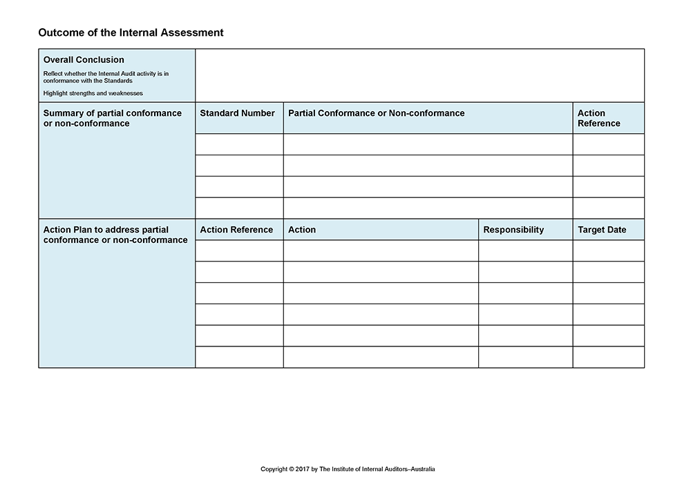 IIA Quality template Page 13