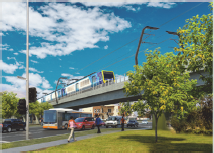 Picture of Road under rail crossing