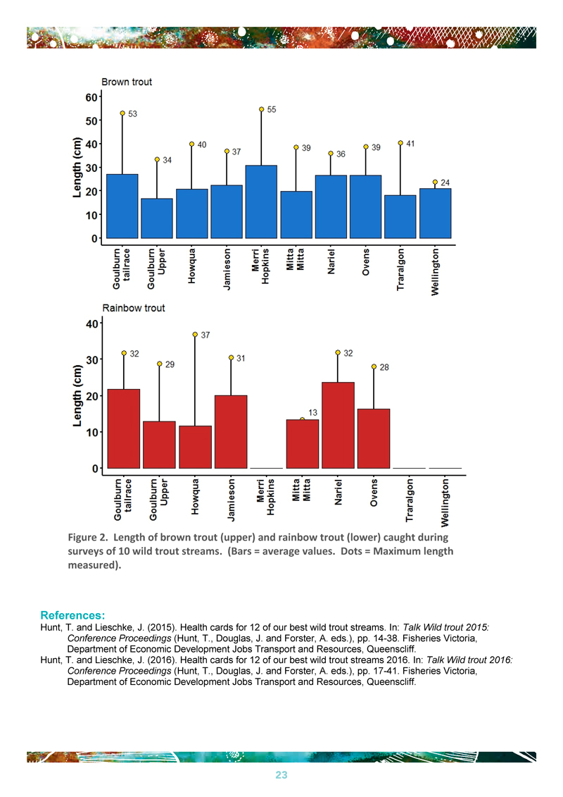 Example of a fish report card for wild trout page 5