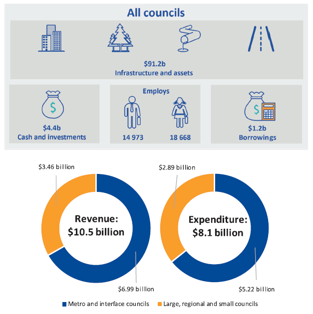 Figure 1A shows Victorian local government profile