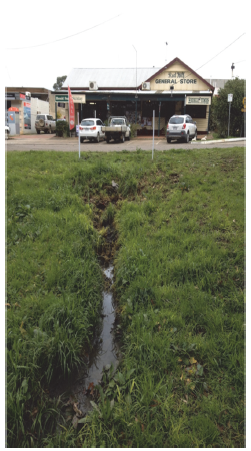 Images shows offsite domestic wastewater discharge. Photo by South East Water.