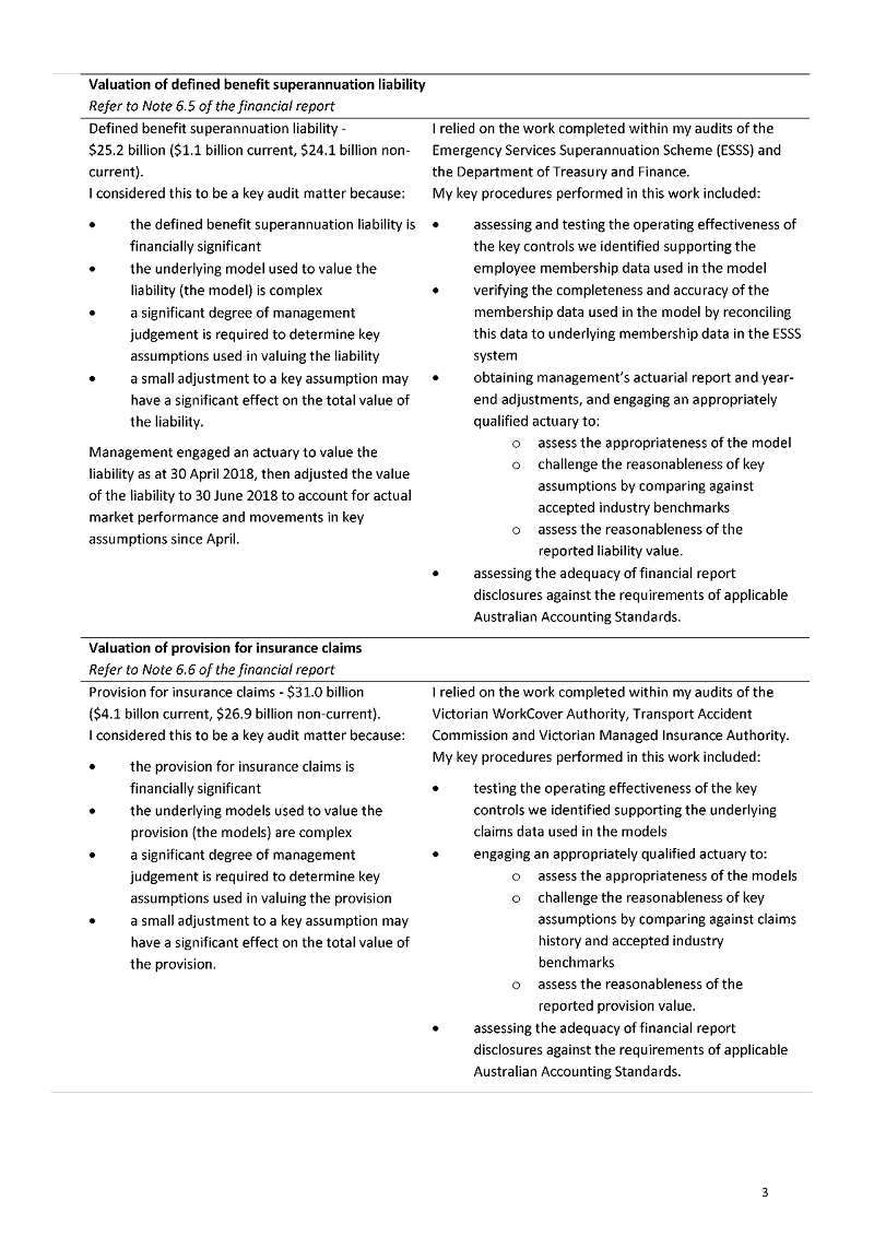 Audit opinion issued for the 2017–18 AFR, page 3.