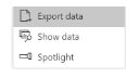 Image shows further information about exporting data.