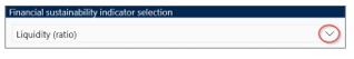 Financial Sustainability Indicator Selection 