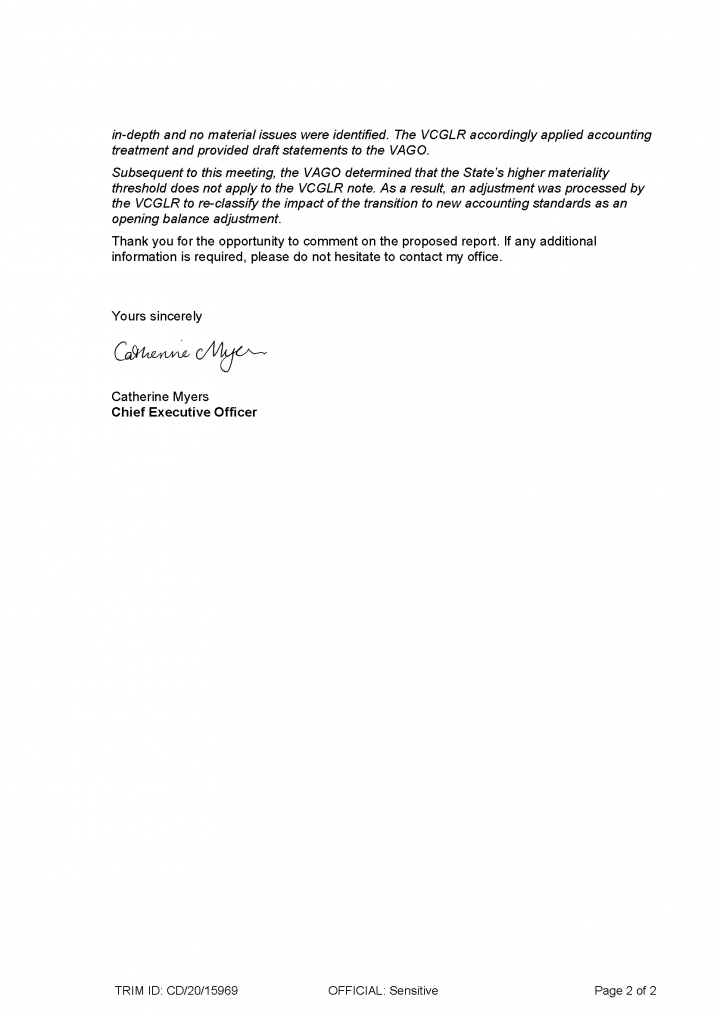 VCGLR response letter page 2