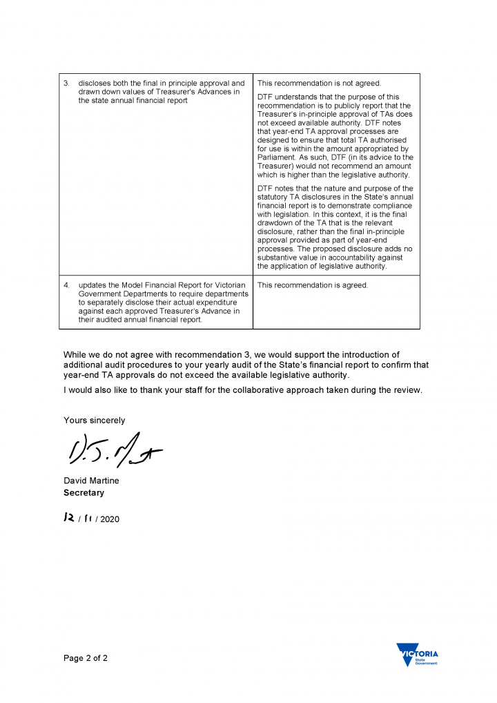 DTF's response letter page 2