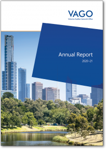 Cover of our Annual Report 2020–21