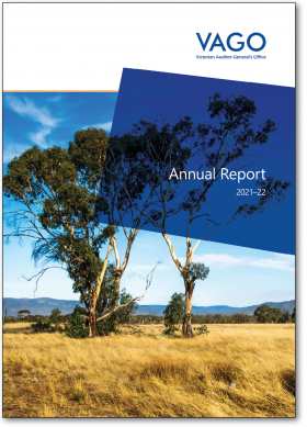 Cover of our Annual Report 2021–22