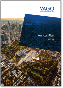 Cover of our Annual Plan 2021–22