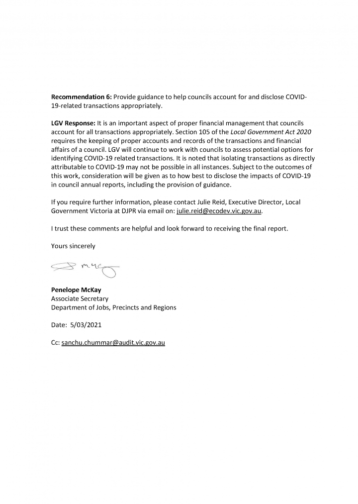 DJPR response letter page 2
