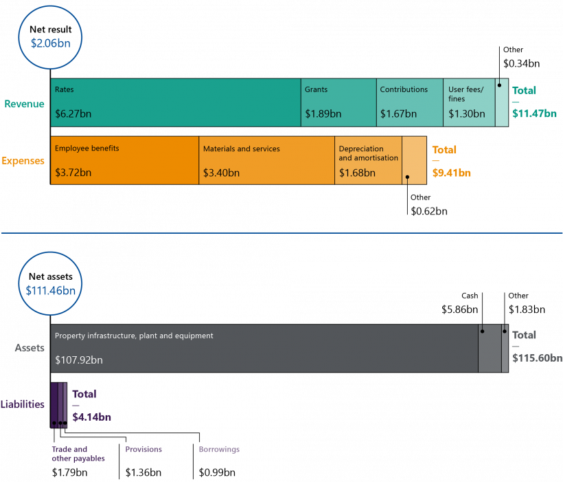 FIGURE 1C: Financial snapshot for 2019–20