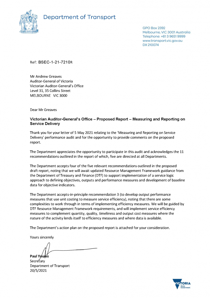 Measuring and Reporting on Service Delivery | Victorian Auditor-General ...