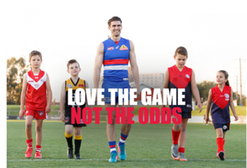 Love the game not the odds campaign graphic