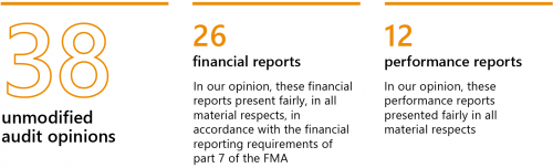 FIGURE 2A: Number of clear audit opinions issued for 2020