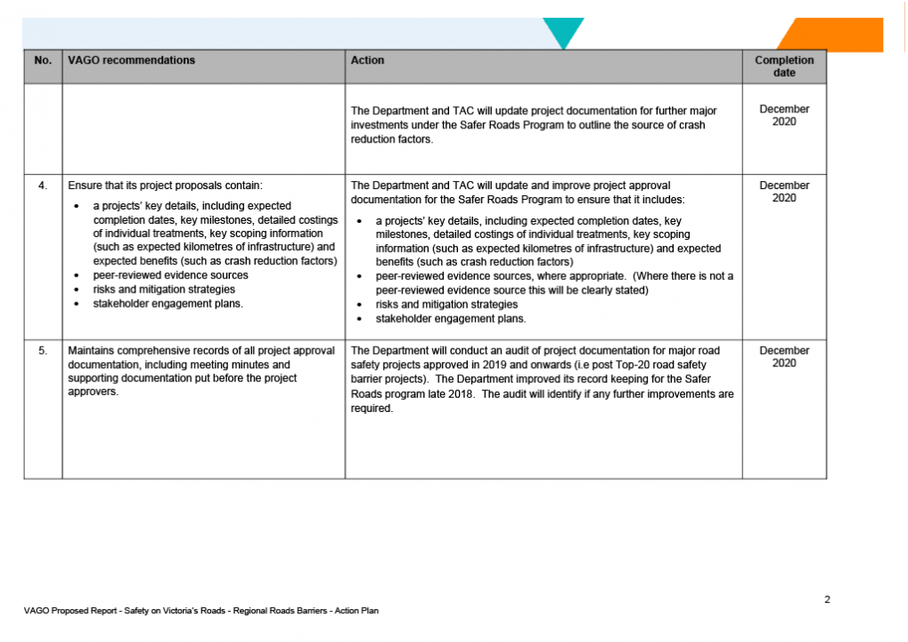 DoT action plan page 2