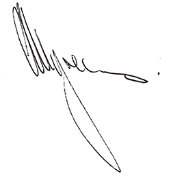 Signature of the Auditor-General, Andrew Greaves