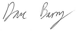 Dave Barry signature