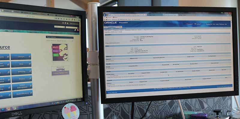 Photograph of the financial component of the Arrow Program, courtesy of City West Water.