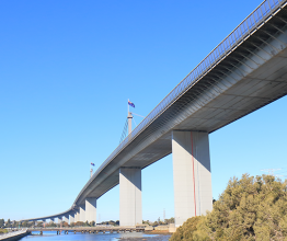 Image of Westgate bridge in Melbourne Australia. Photo courtesy of TK Kurikawa/Shutterstock.com
