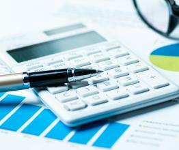 Image shows financial accounting analysis concept. Photo courtesy of bleakstar/Shutterstock.com