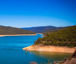 A water reservoir in Australia. Photo courtesy of recklessstudios/Shutterstock.com