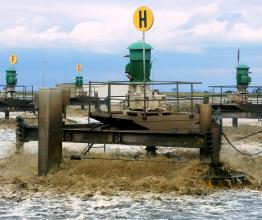 Image shows Western Treatment Plant in Werribee, Australia. Photo courtesy of John Patrick Ross/Shutterstock.com