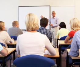 Adults in a classroom. Photo courtesy of Monkey Business Images/Shutterstock.com 