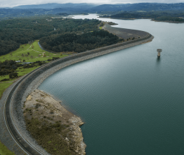 Water reservoir in Victoria